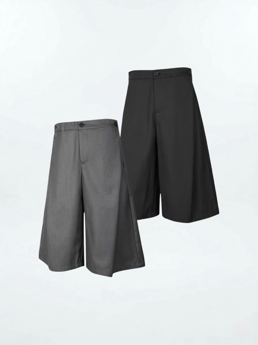 City Drape Slack Shorts