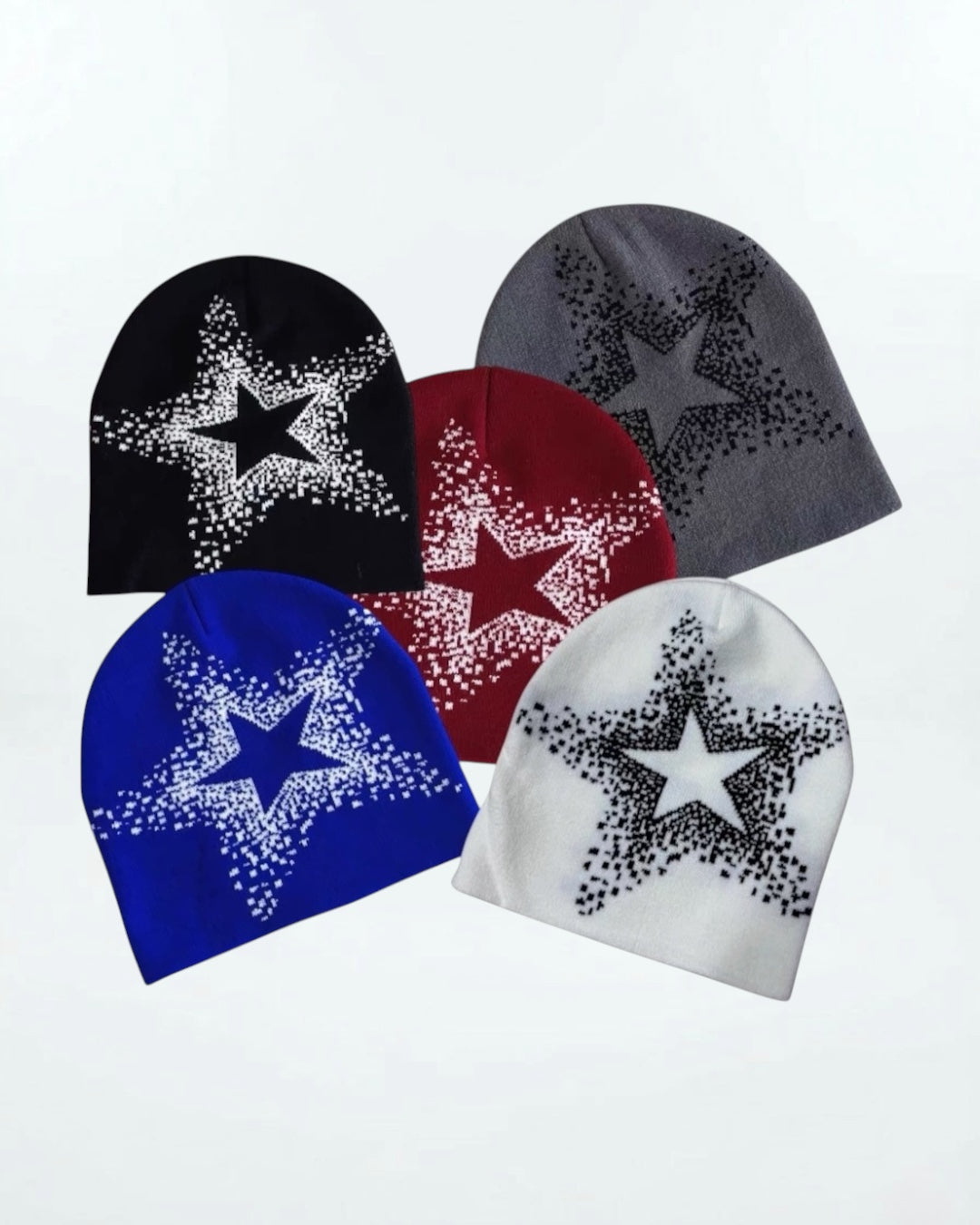 Pixel Star Beanie (6color)