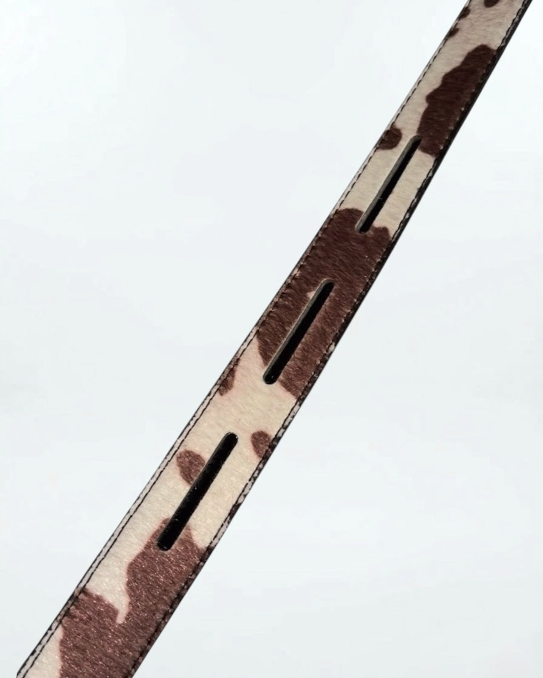 Hairy Cow Hide Belt