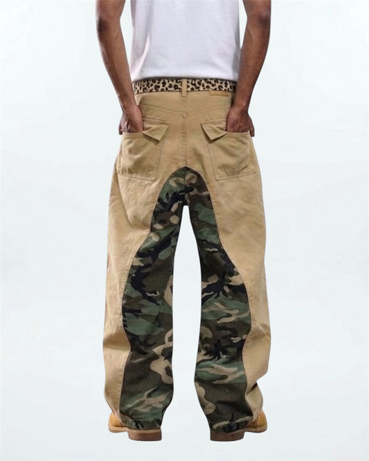 Camo-Inlay Denim
