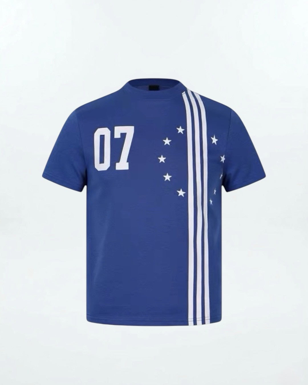 07 Star Graphic Striped Tee