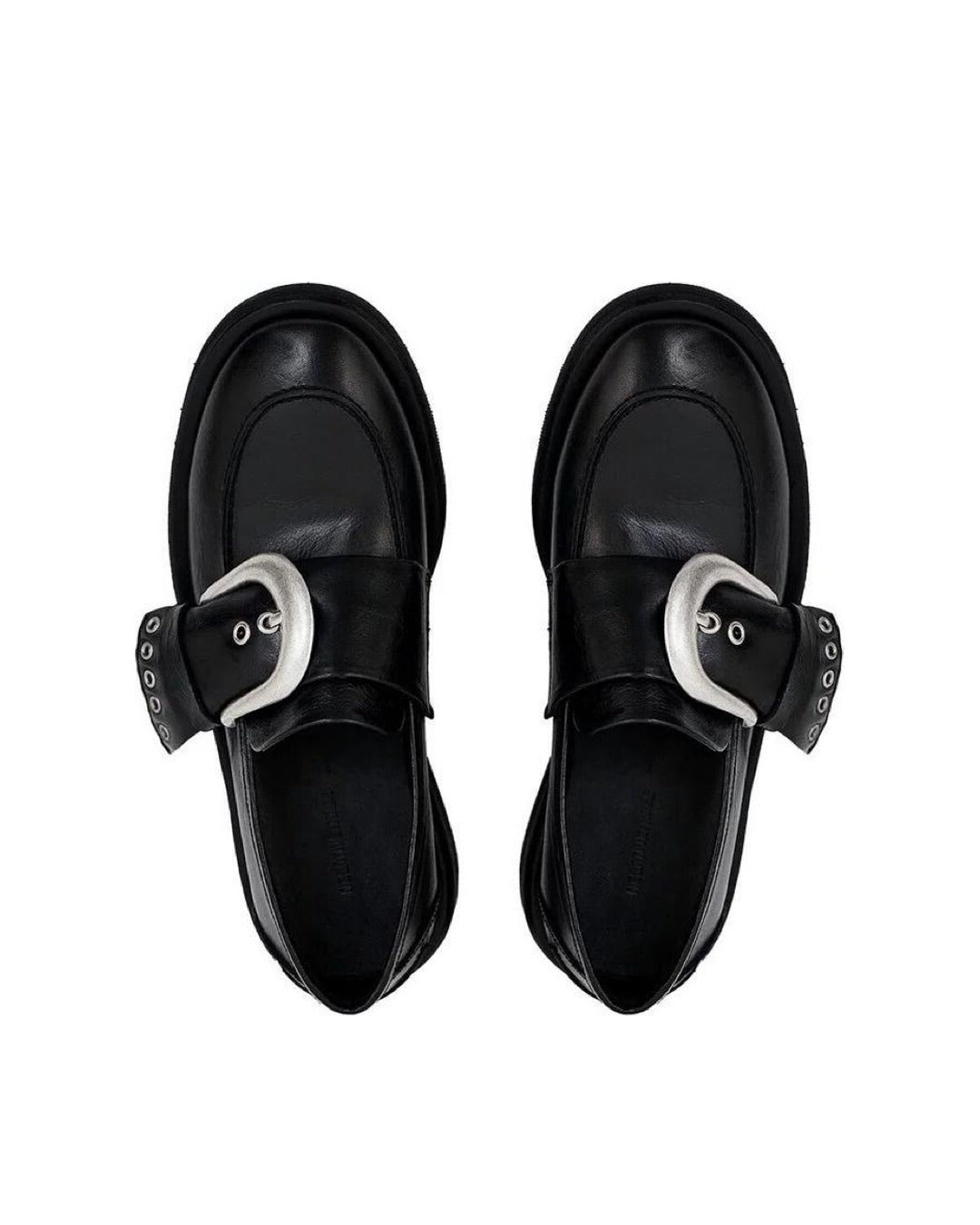 Silver Buckle Loafer