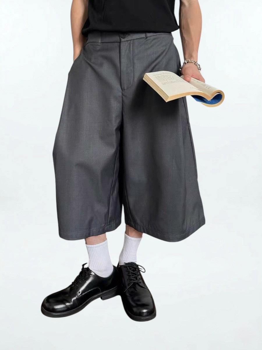City Drape Slack Shorts