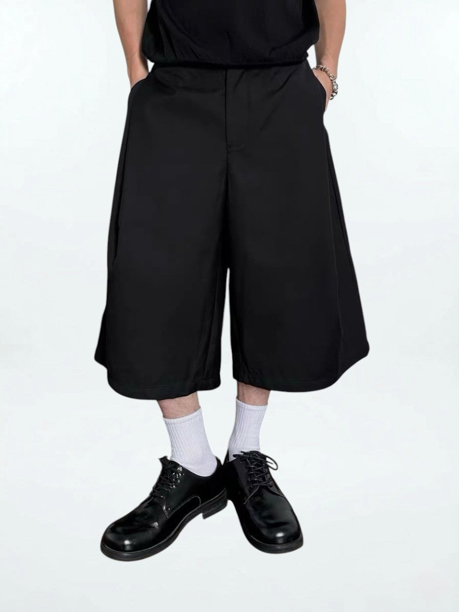 City Drape Slack Shorts