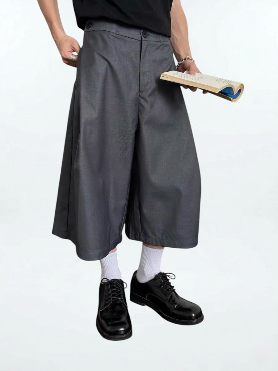 City Drape Slack Shorts