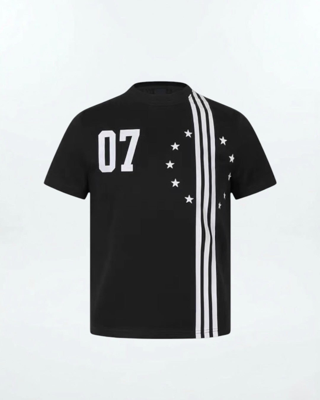 07 Star Graphic Striped Tee