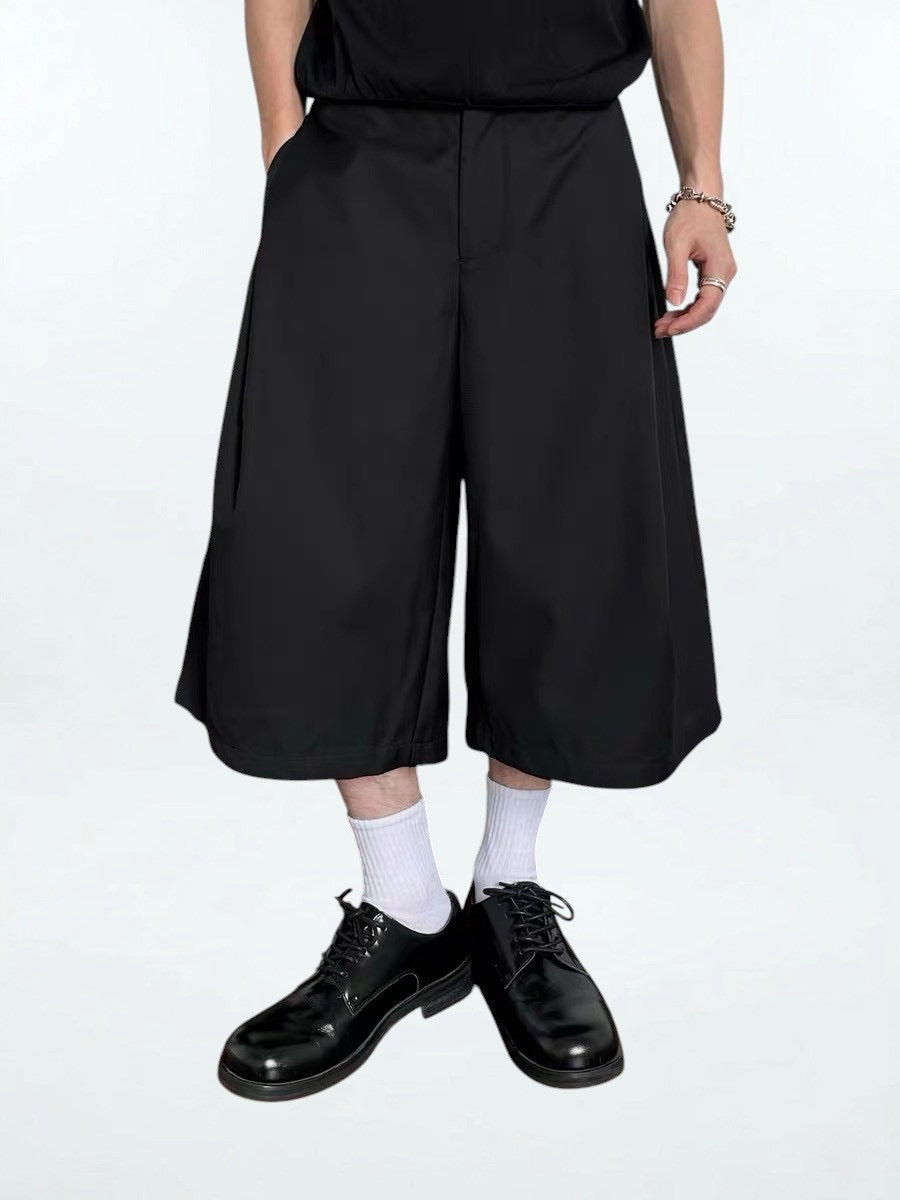 City Drape Slack Shorts