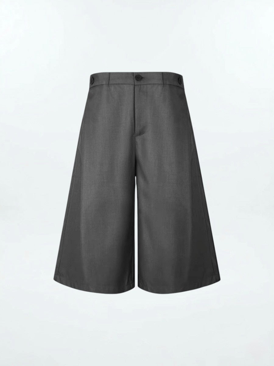 City Drape Slack Shorts