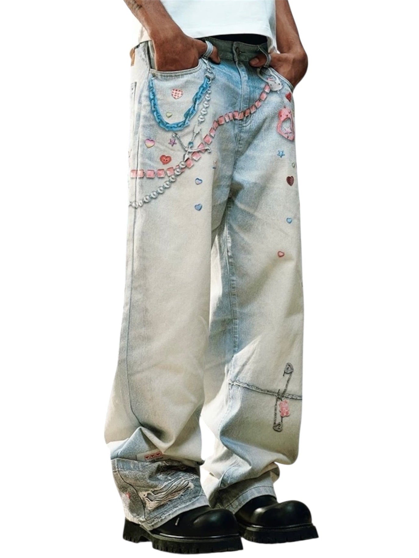 Playful Icon baggy jeans