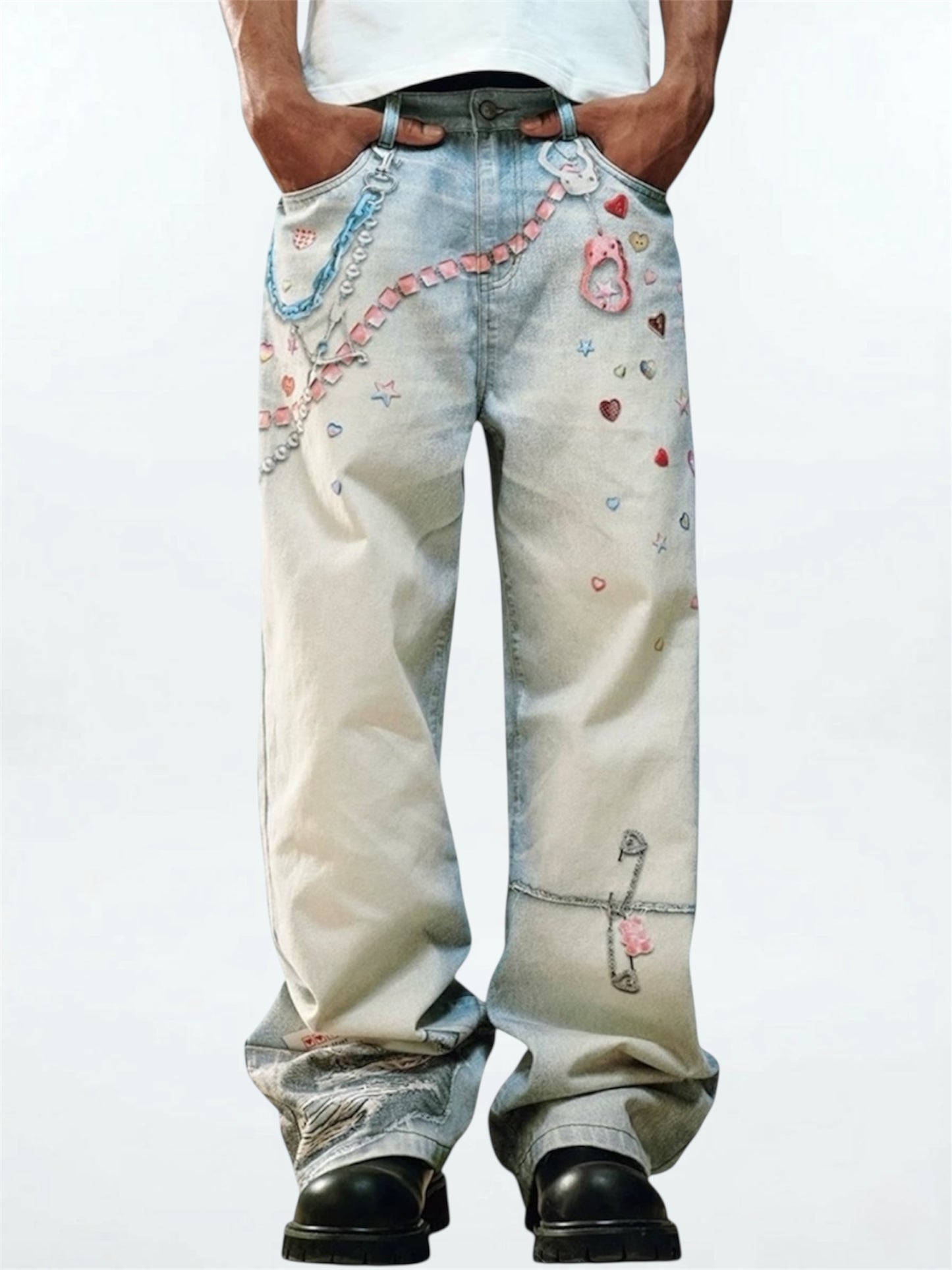 Playful Icon baggy jeans