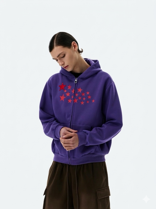 Astro Star Hoodie (purple)