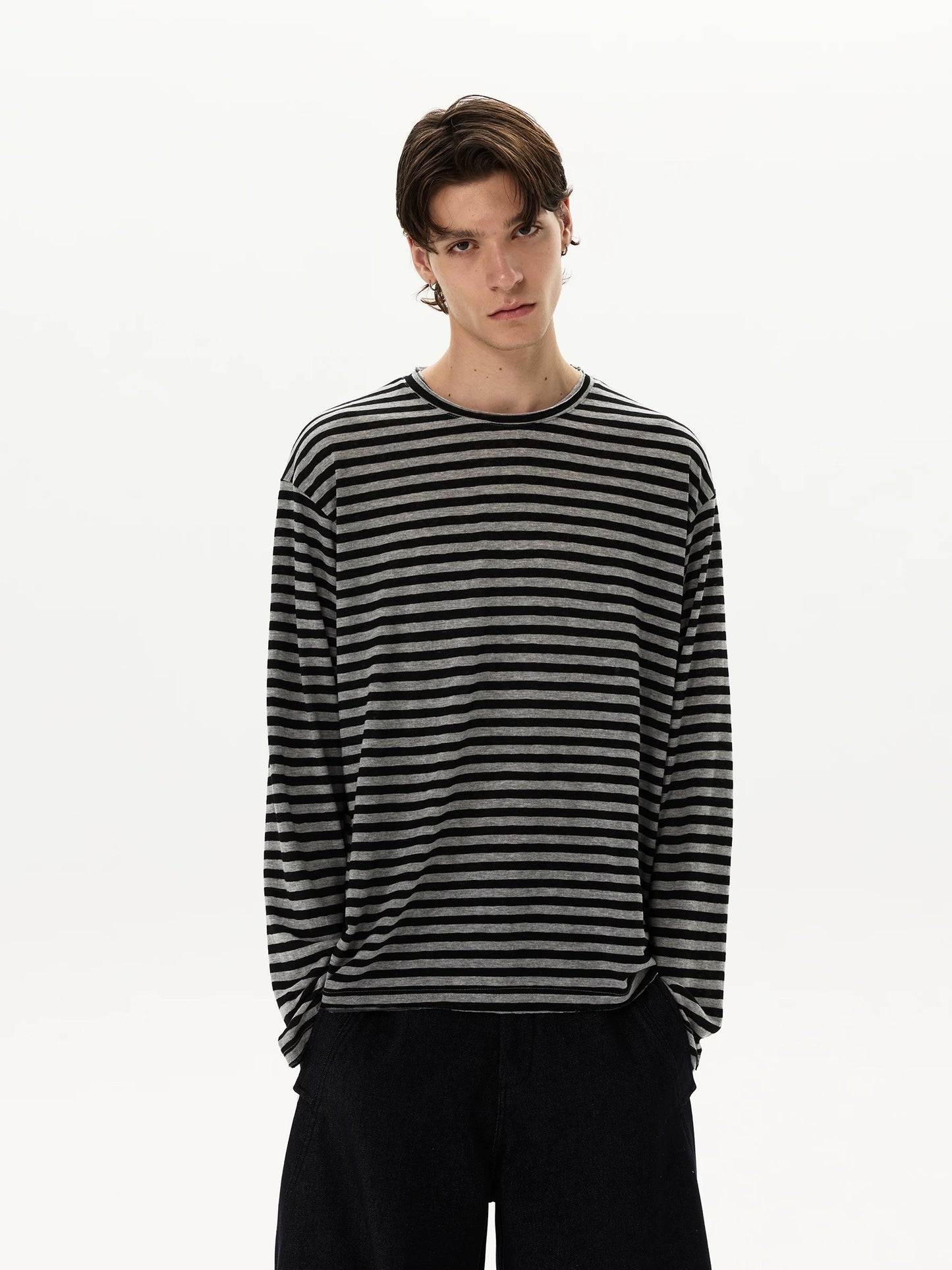 Signal Stripe Long Sleeve (3color)