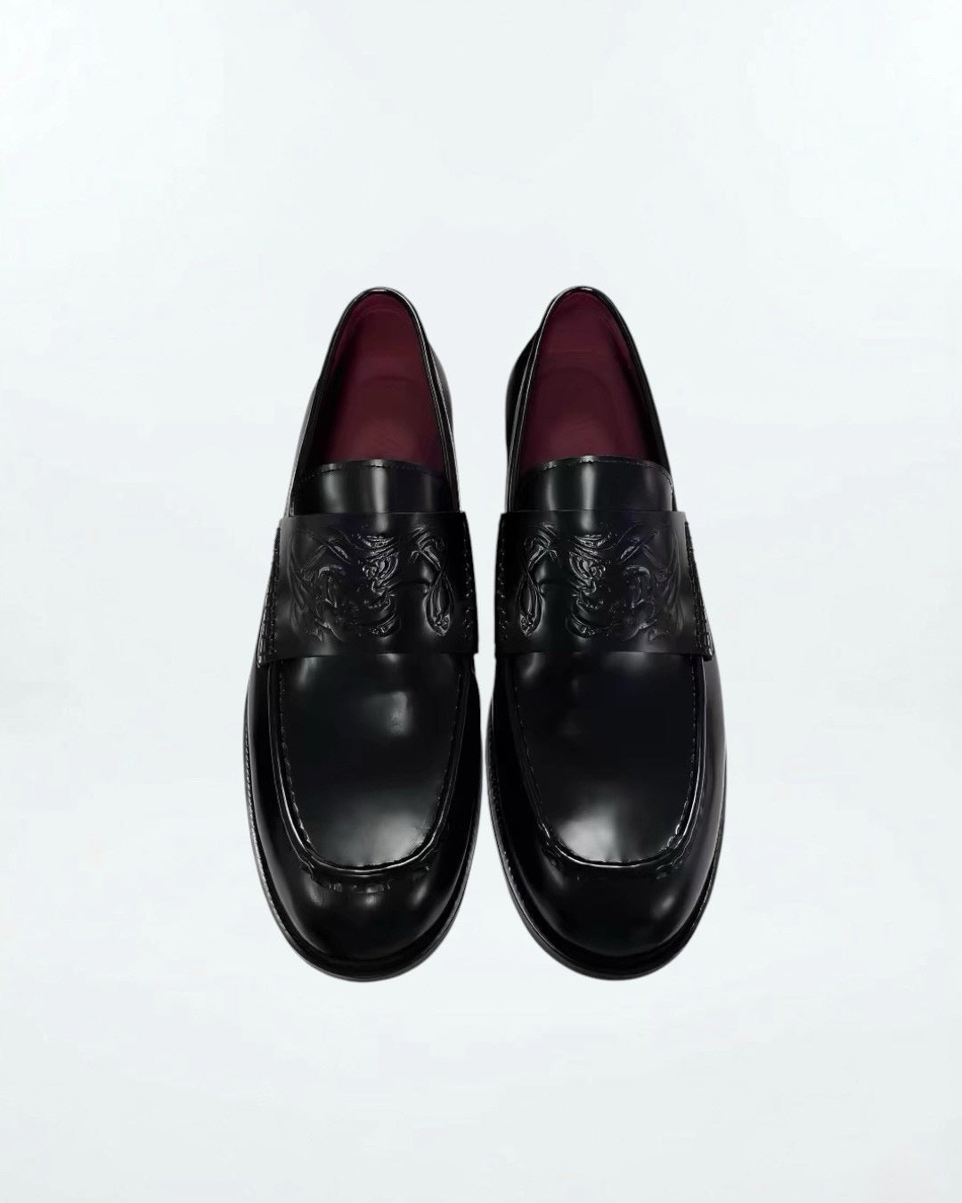Dark Sun Embossed Loafer Shoe