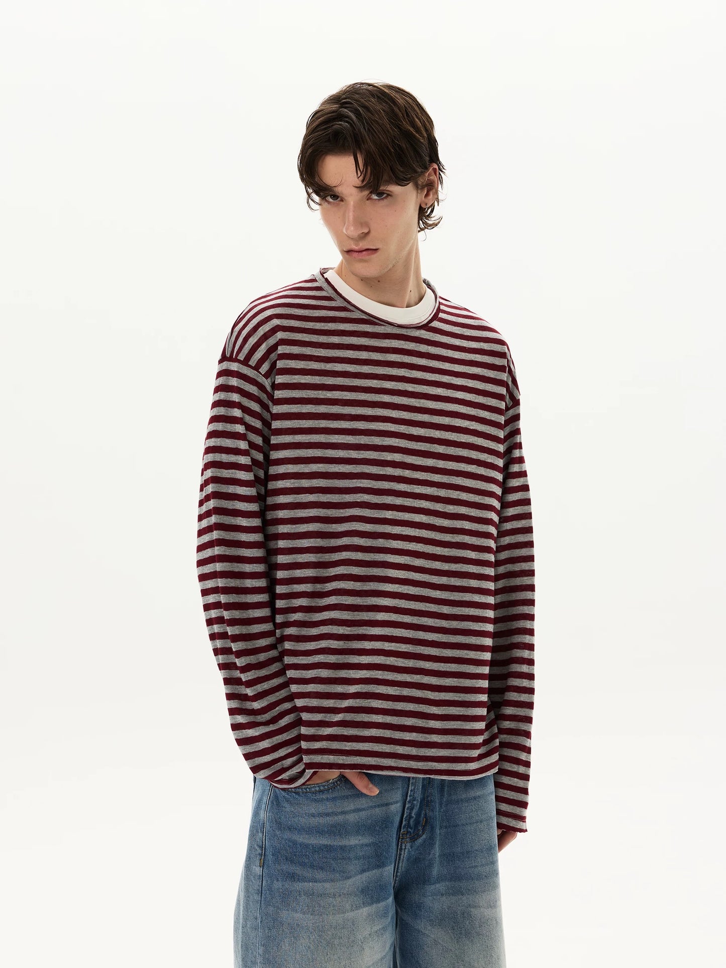 Signal Stripe Long Sleeve (3color)