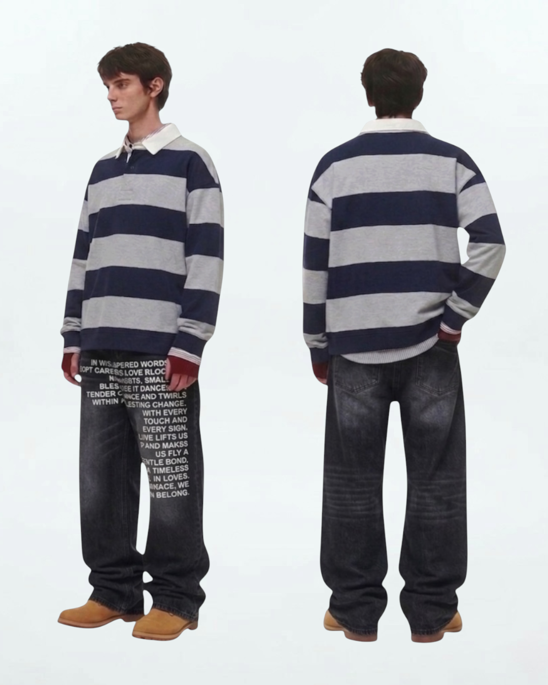 Scripted Soul Denim (BLK/BLUE)