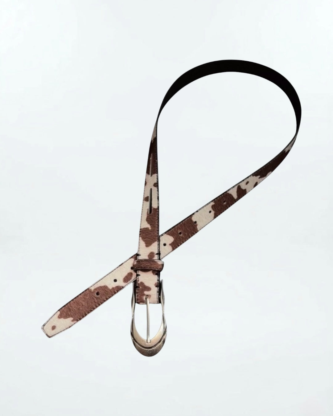 Hairy Cow Hide Belt