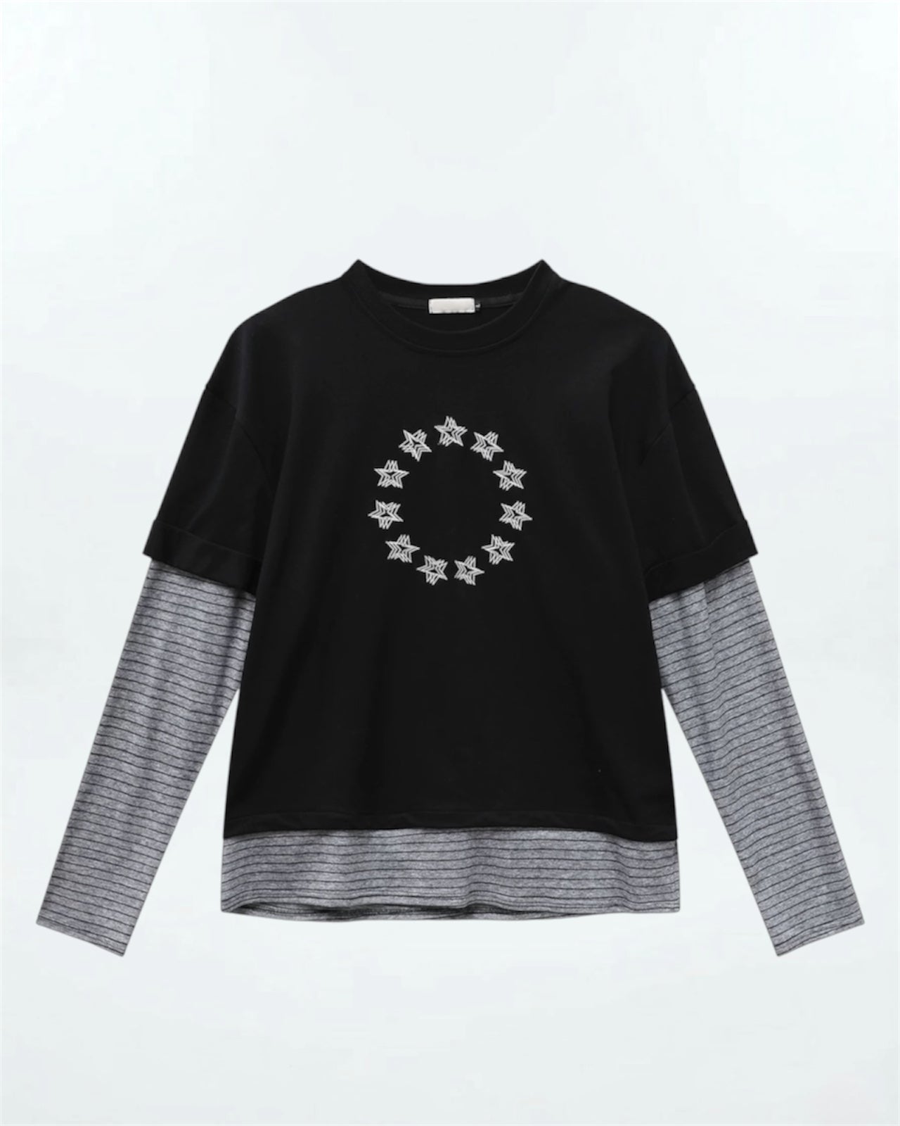 Star Orbit Layered Long Sleeve (2color)