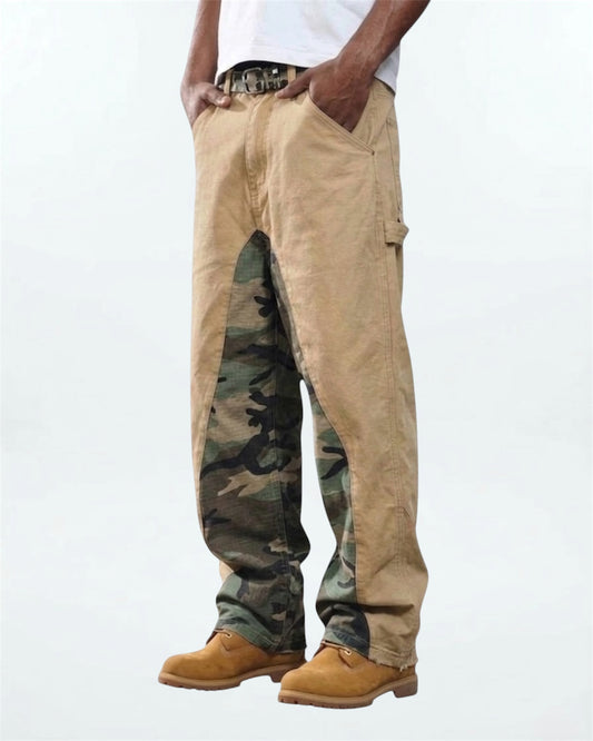 Camo-Inlay Denim