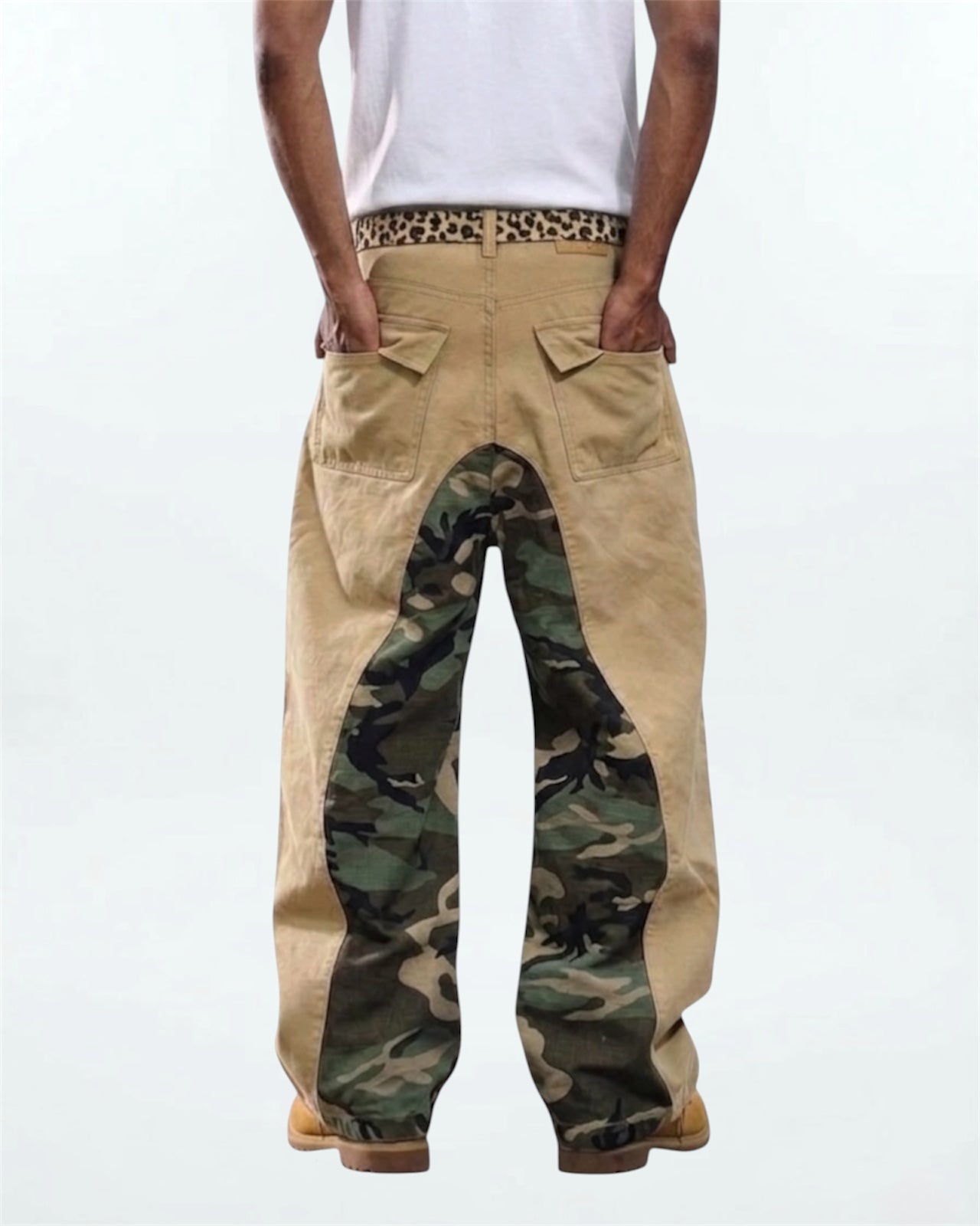 Camo-Inlay Denim
