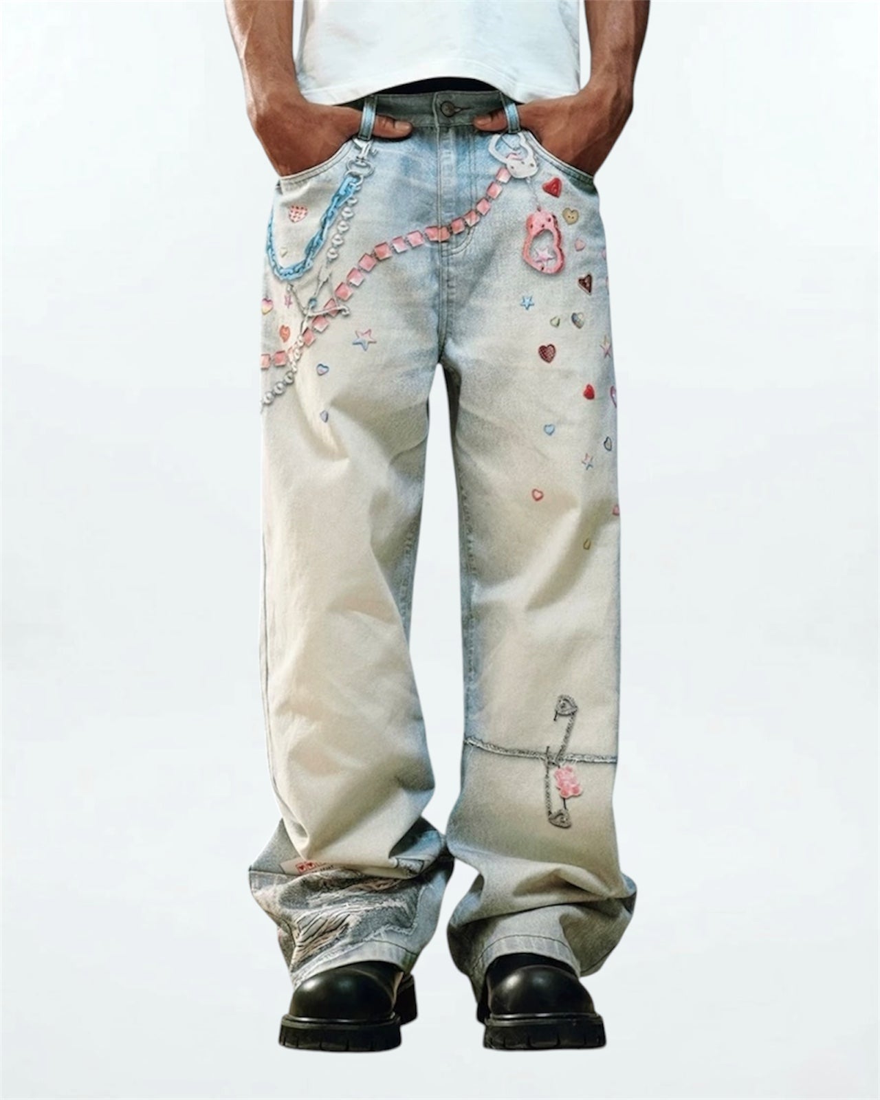 Playful Icon baggy jeans