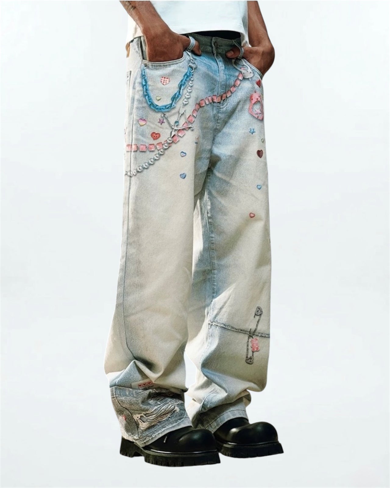 Playful Icon baggy jeans