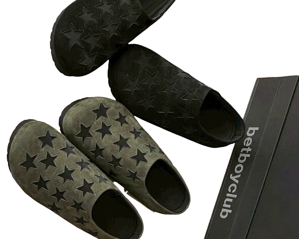 BBC Star Suede Mules