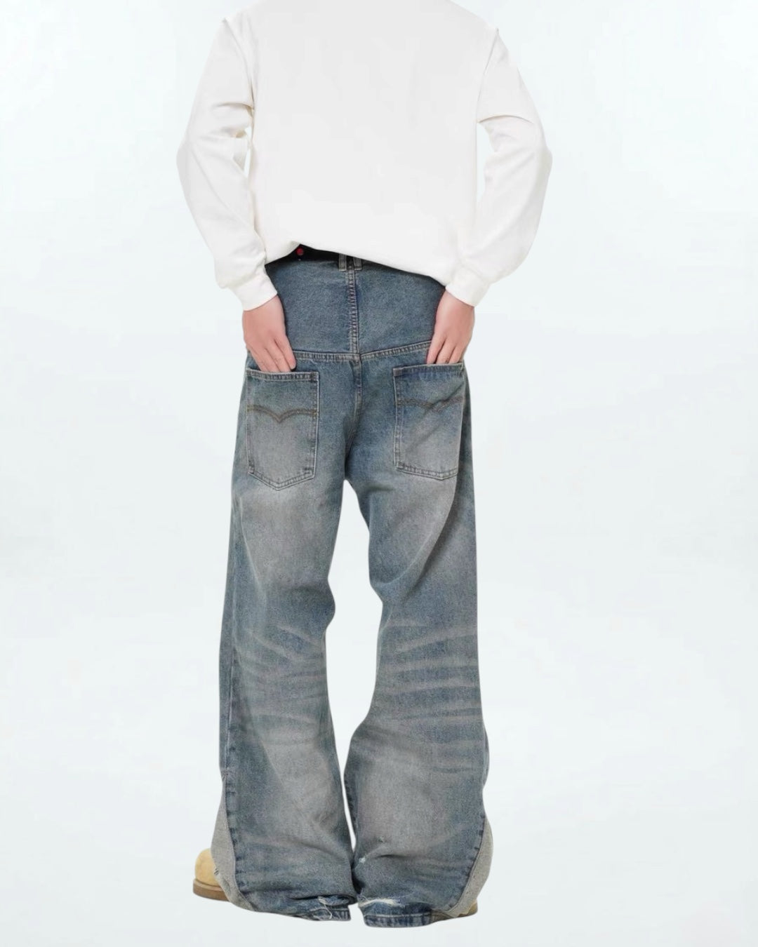 Double Waist Loose Denim