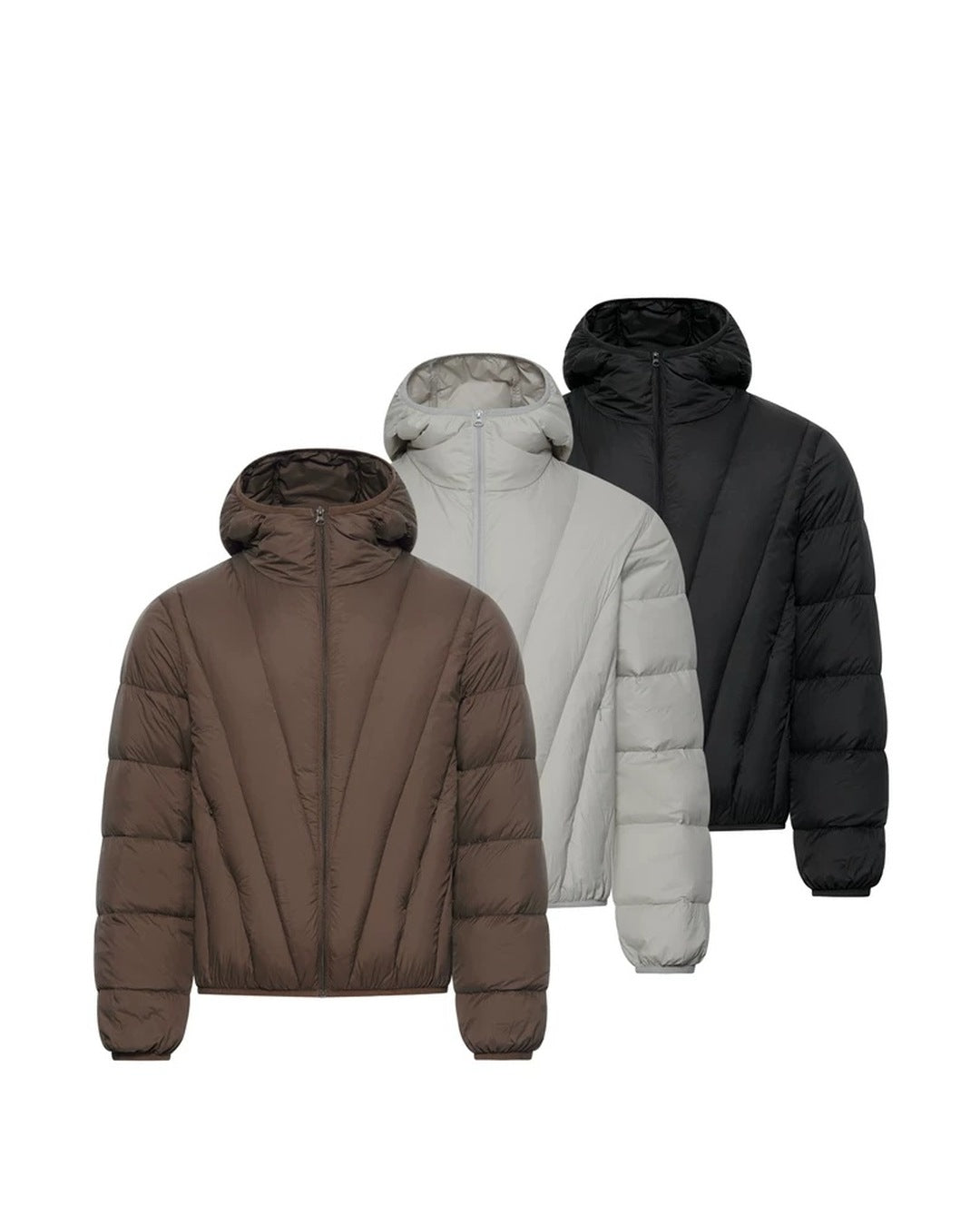 Radiant Quilt Hooded Down Jacket 3色